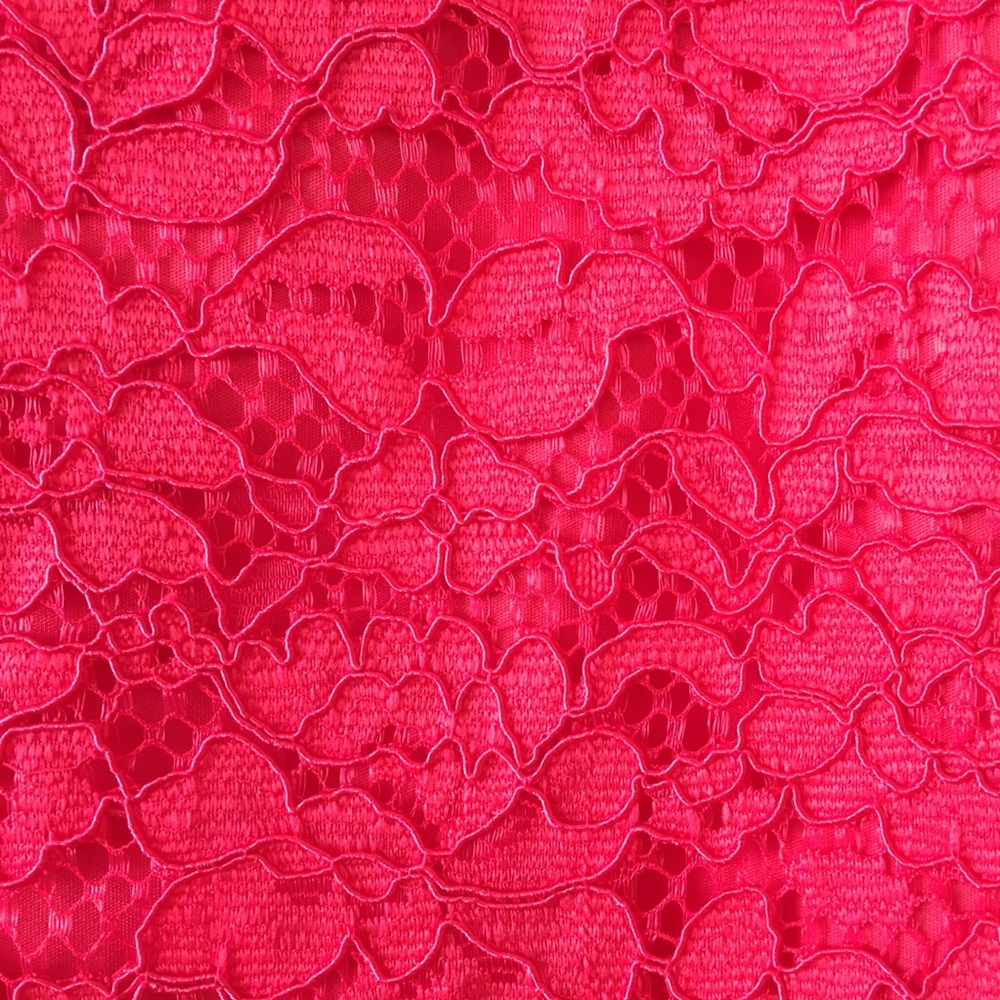 🆕 NWT 💝 Esprit Lace pencil skirt in bright pink - Picture 5 of 6